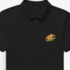 Men’s Polo T-Shirt with Sri Design black